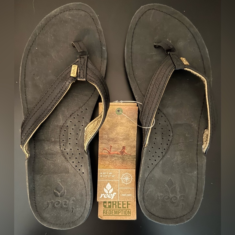 Reef Black Flip-Flops